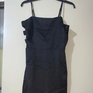 Black mini dress